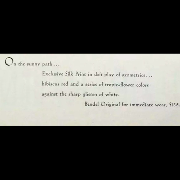 Original 1948 Henri Bendel Luxury Vintage Press Advertisement - Picture 2 of 3